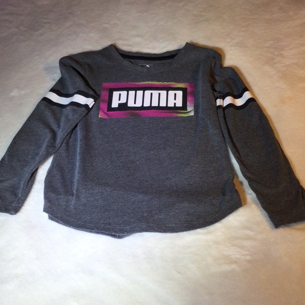 Puma Girls Long Sleeve Tee